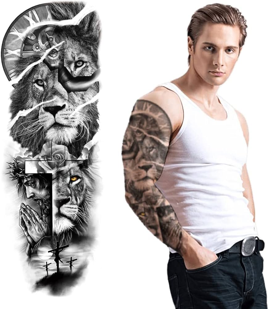 Proud To Wear These Jesus Sleeve Tattoos Sleeve Tattoo On Stylevore