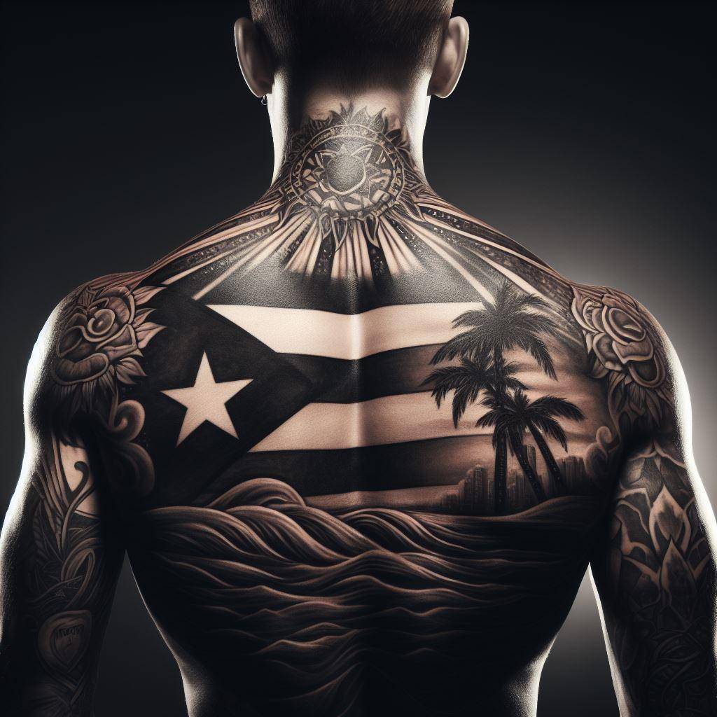 Puerto Rican Flag Tattoo Embracing Heritage Through Ink Your Own