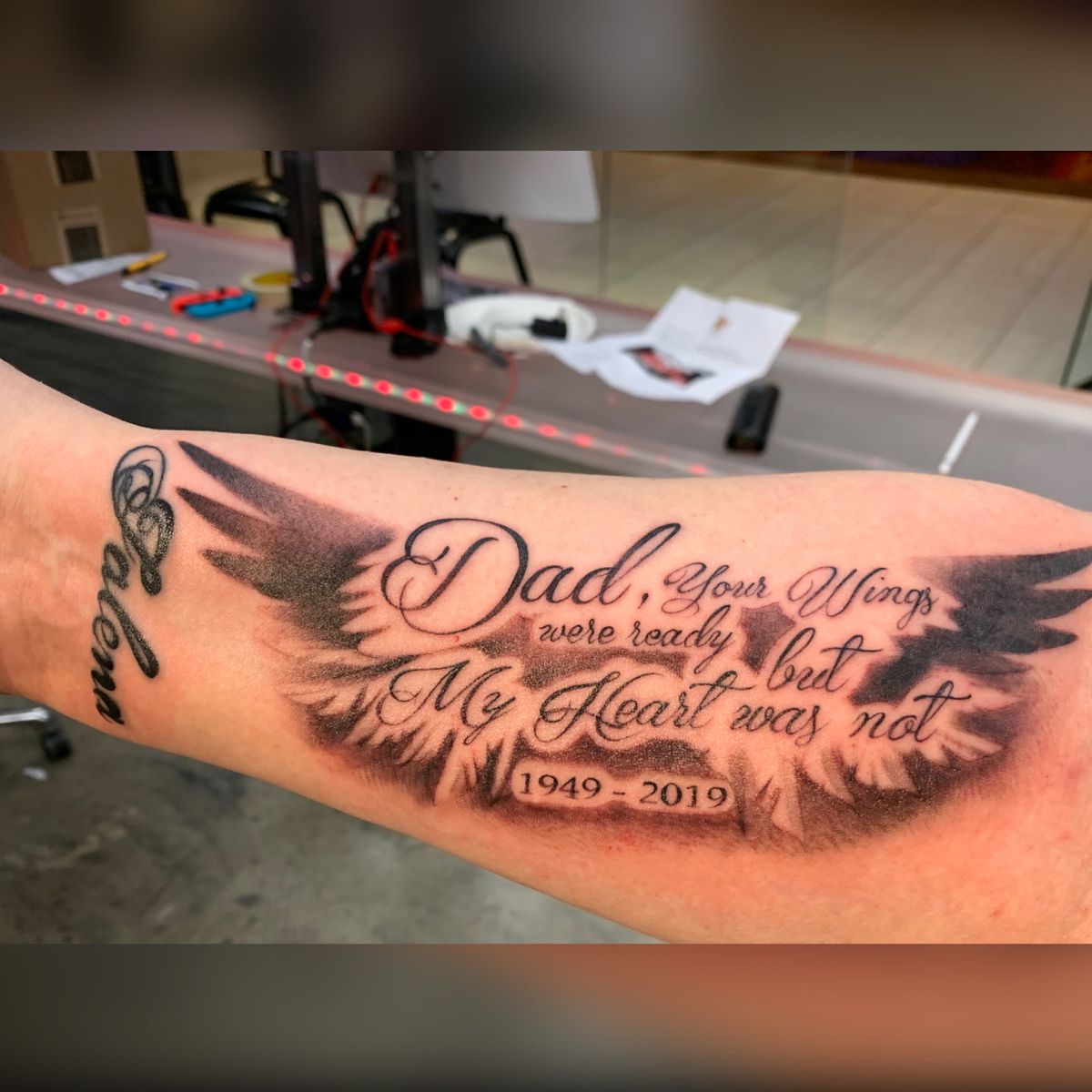 R.I.P Dad Tattoos for Daughters: Heartfelt Memorials