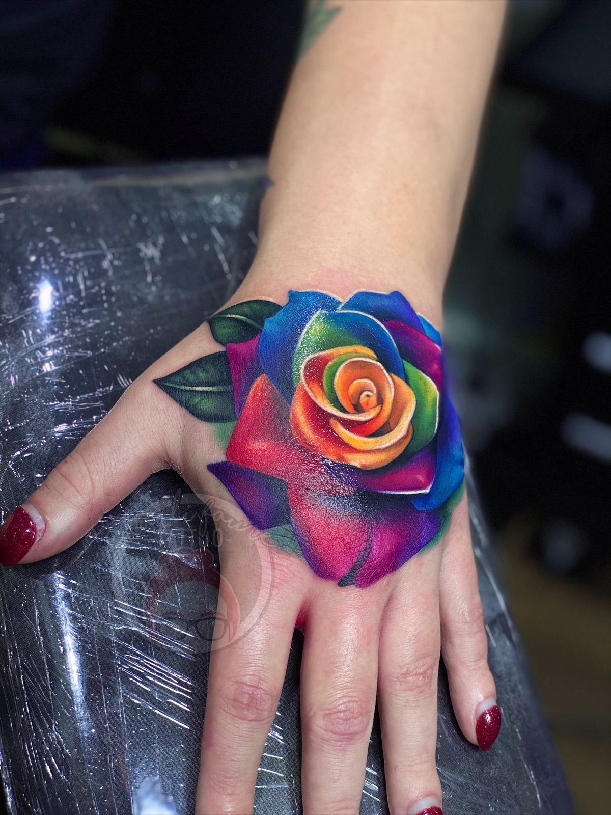 Rainbow Rose By Bmxninja On Deviantart Rainbow Tattoos Colorful Rose