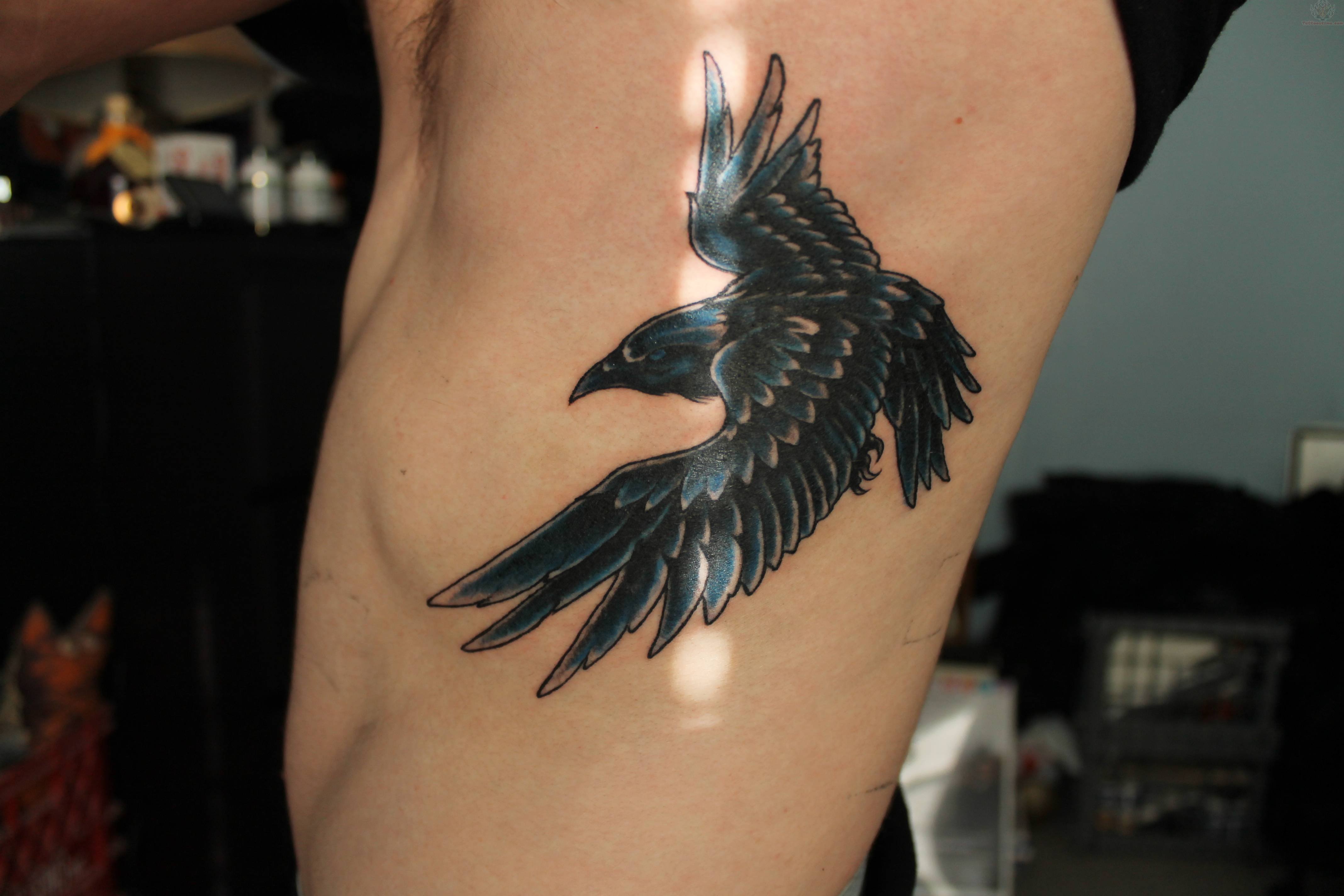 Raven Tattoo Design