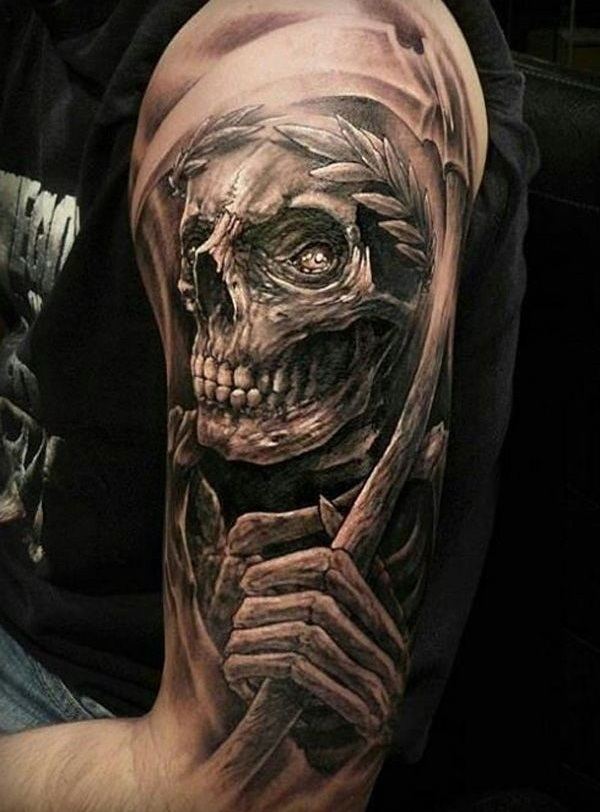 Realism Grim Reaper Tattoo Designs You'll Love