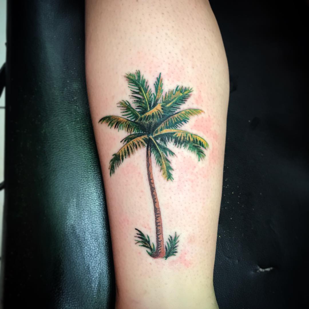 5 Stunning Ideas for a Realistic Palm Tree Tattoo