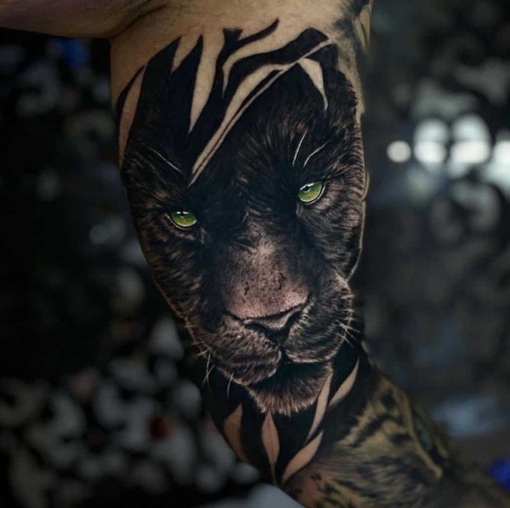 Realistic Panther Tattoo 1 Panther Tattoo Black Panther Tattoo