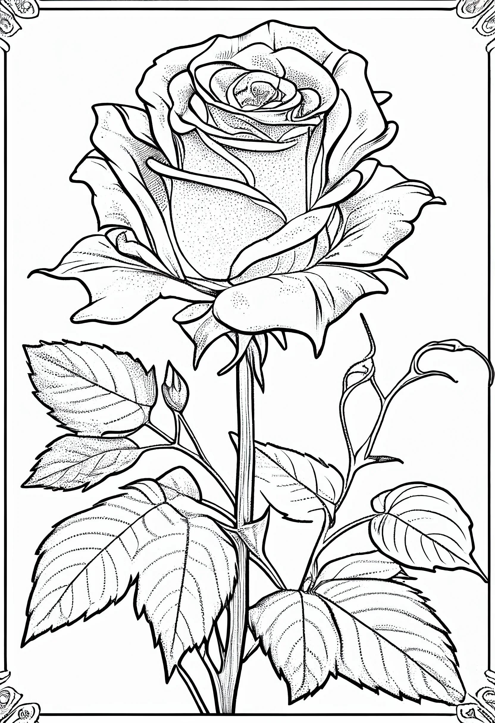 Realistic Rose Drawing At Paintingvalley Com Explore Collection Of