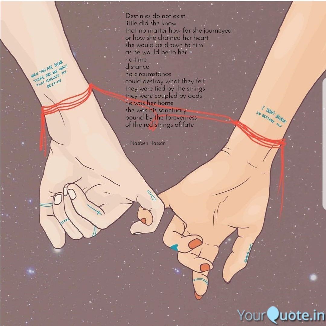 Red String Of Destiny Fate Quotes Soulmate Quotes Real Quotes Fate