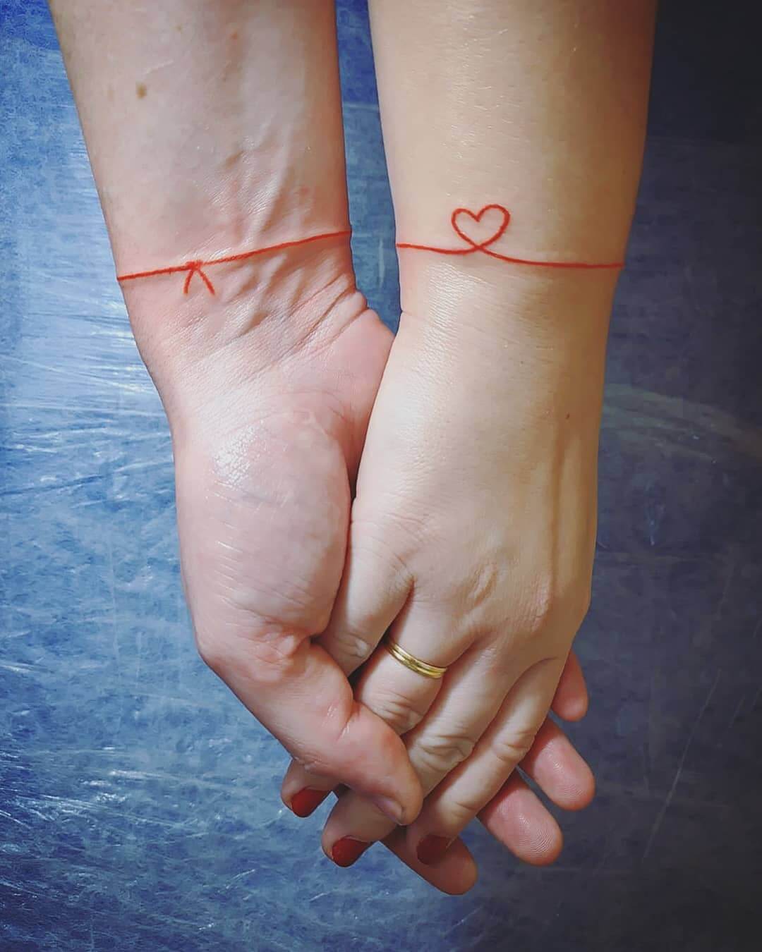 5 Creative Red Thread Of Fate Tattoo Designs