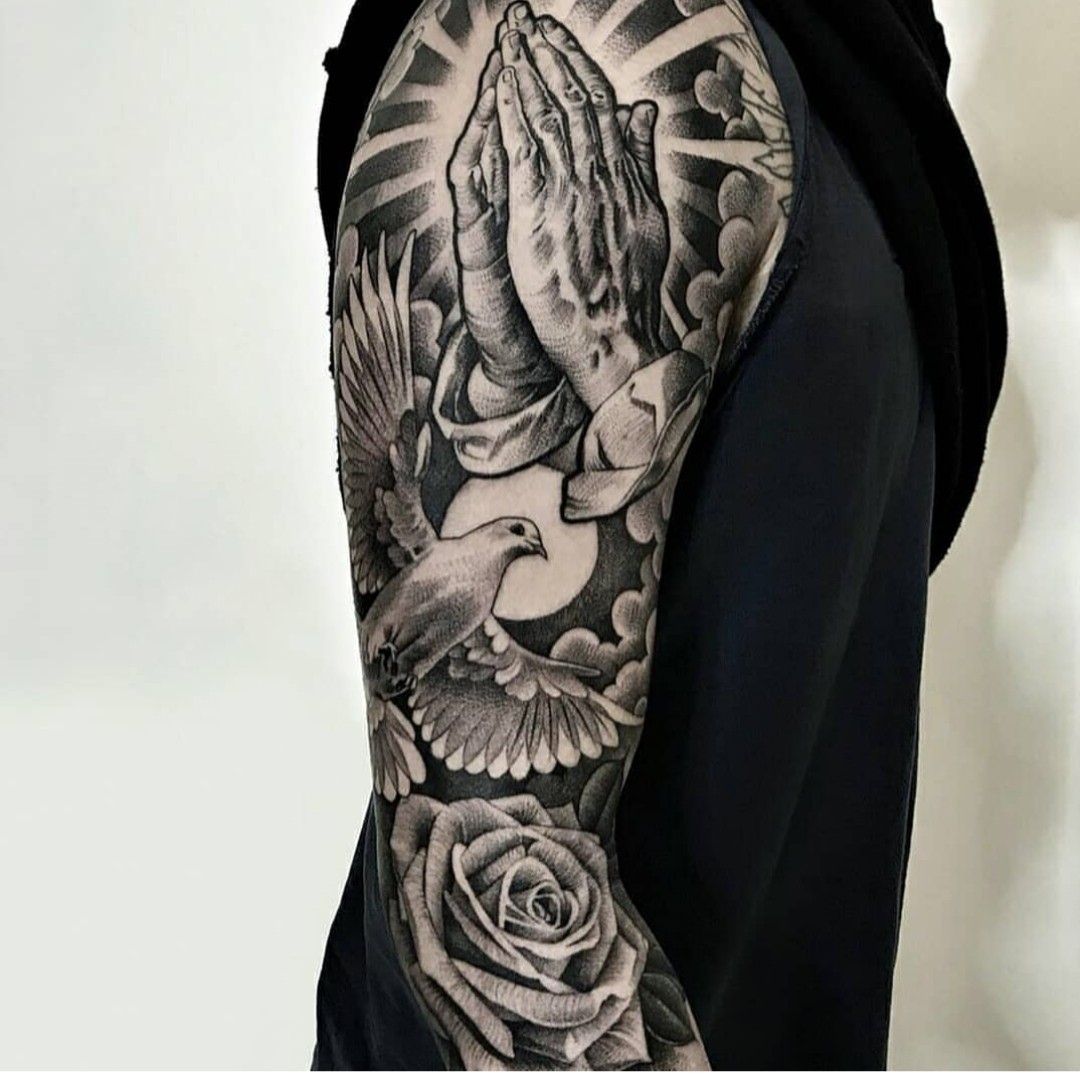 Religious Sleeve Tattoos Designs Ideas And Meaning Tattoos For You