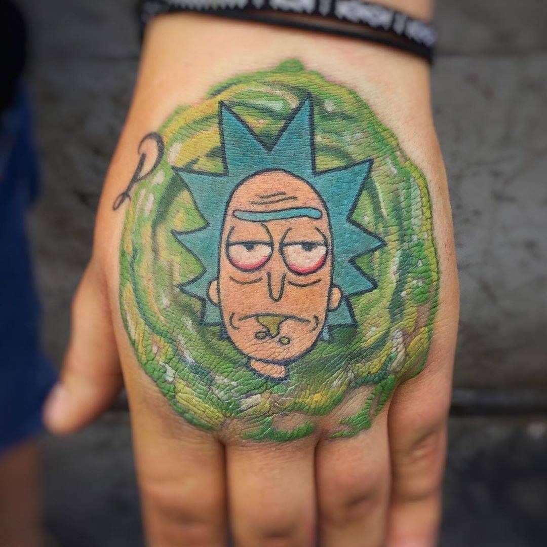 Rick And Morty Tattoo Drawing Lucky Tattoo