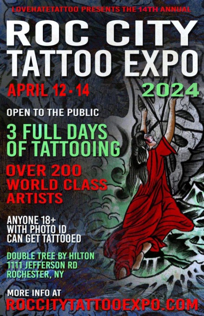 Roc City Tattoo Expo 2024 April 2024 United States Inkppl