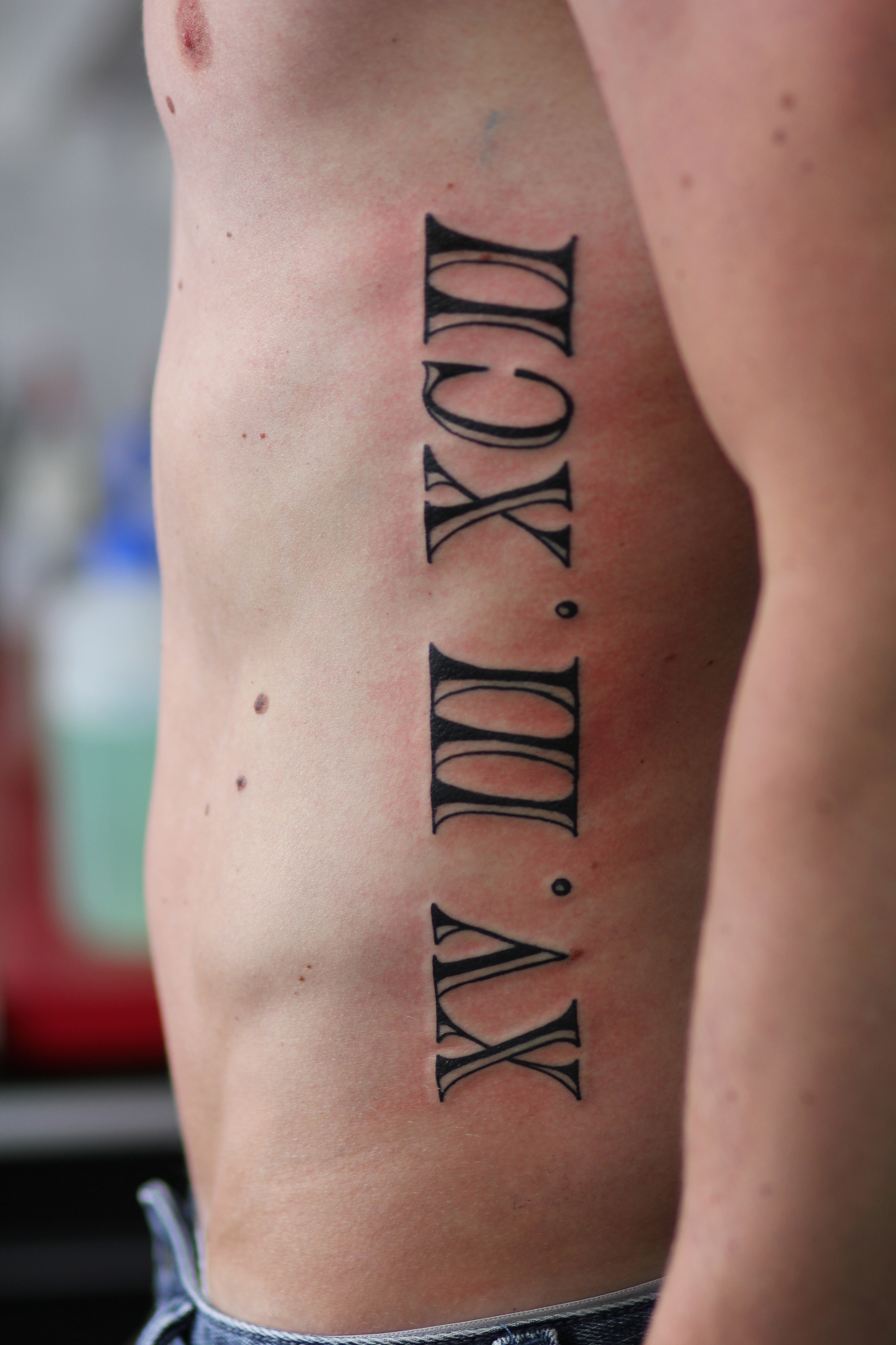 Roman Numerals Tattoo Designs For Men