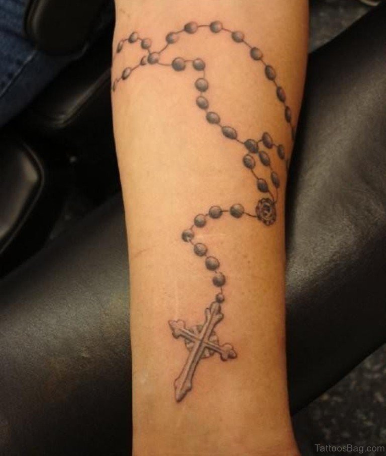 Rosary Tattoo Designs for Arm: Symbol of Faith