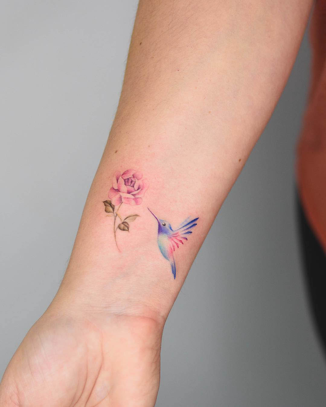 Rose And Hummingbird Tattoo Best Tattoo Ideas Gallery