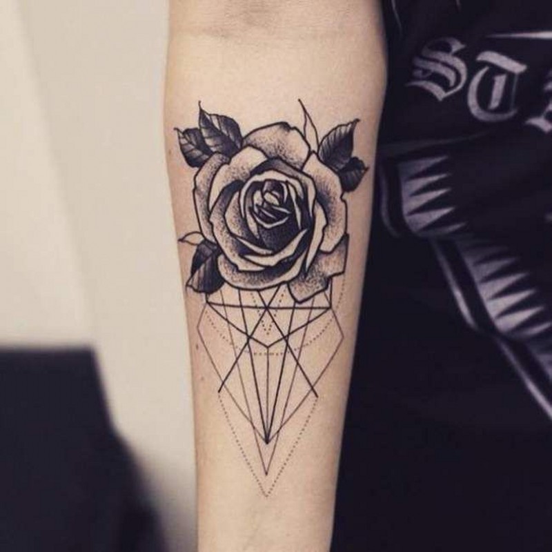 Rose Forearm Tattoo Tattooimages Biz