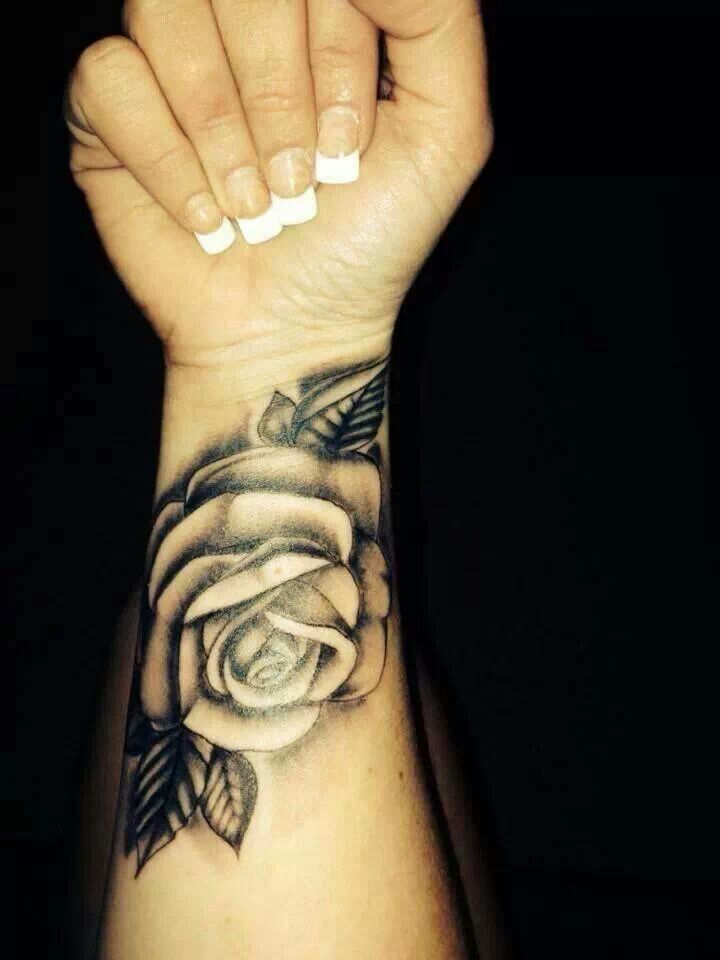 Rose Tattoos On Top Of Wrist