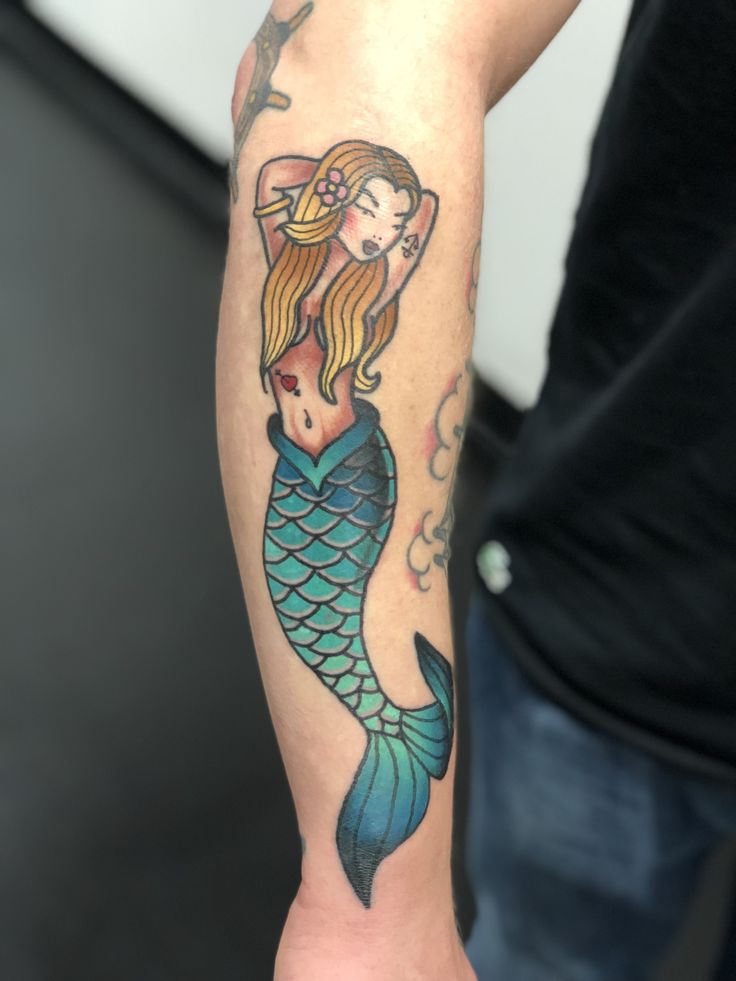 Sailor Jerry Mermaid Tattoos