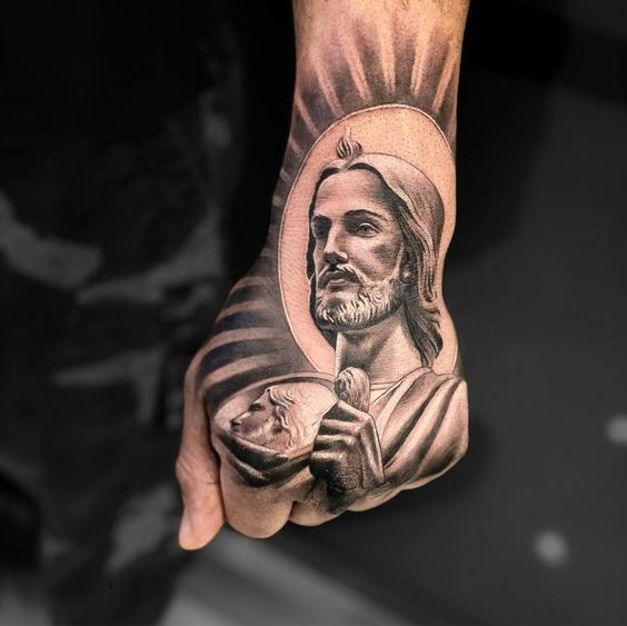 San Judas Tattoo on Hand: Symbolism and Significance