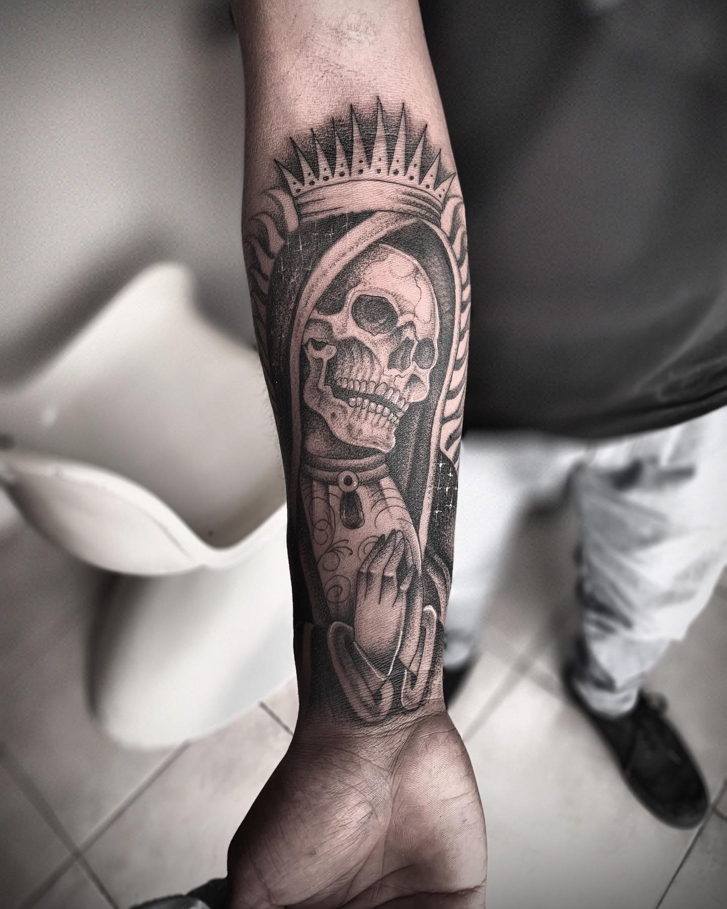 Santa Muerte Tattoo By Bokitattoo On Deviantart