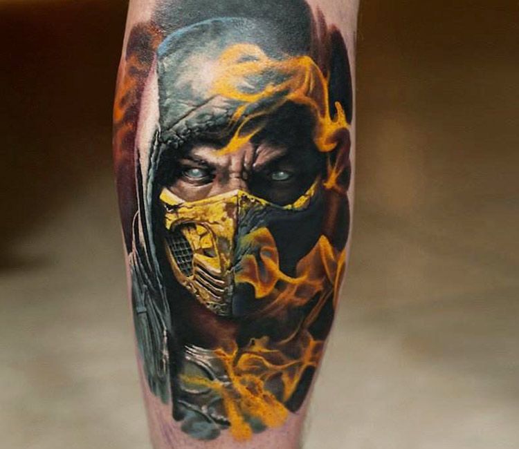 Scorpion Mortal Kombat Tattoos Tattoo