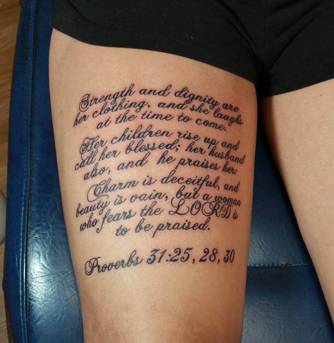 Scripture Tattoos For Women Ideas And Designs For Girls