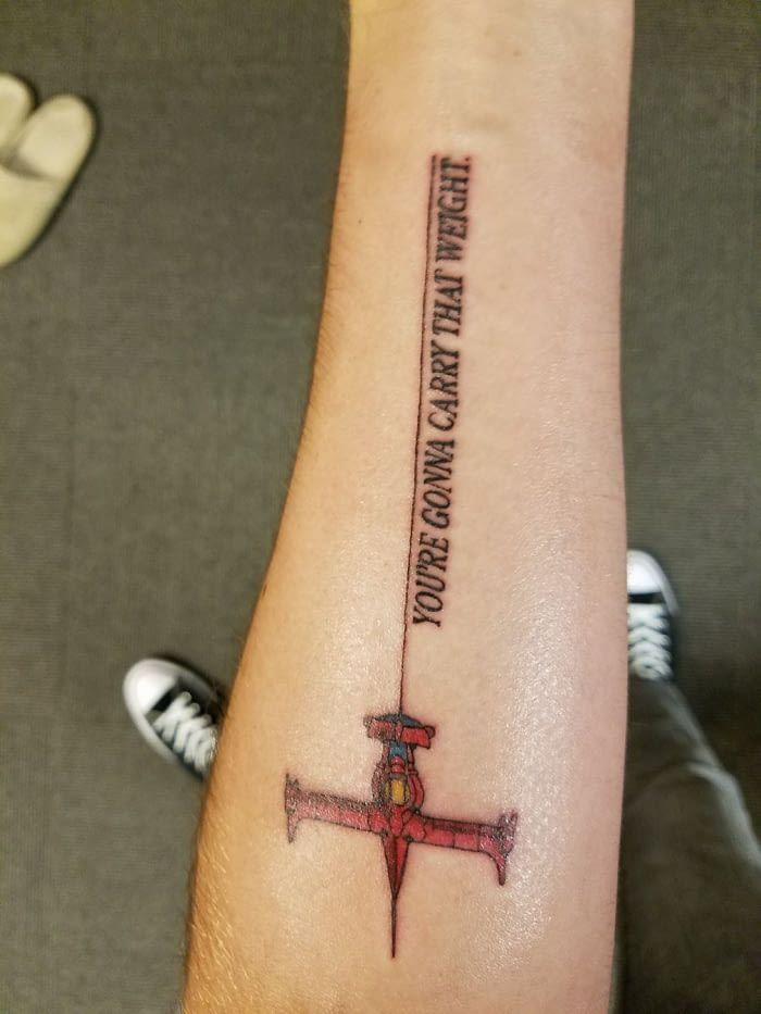 See You Space Cowboy Tattoo Cowboybebop Anime Quote Stanlee