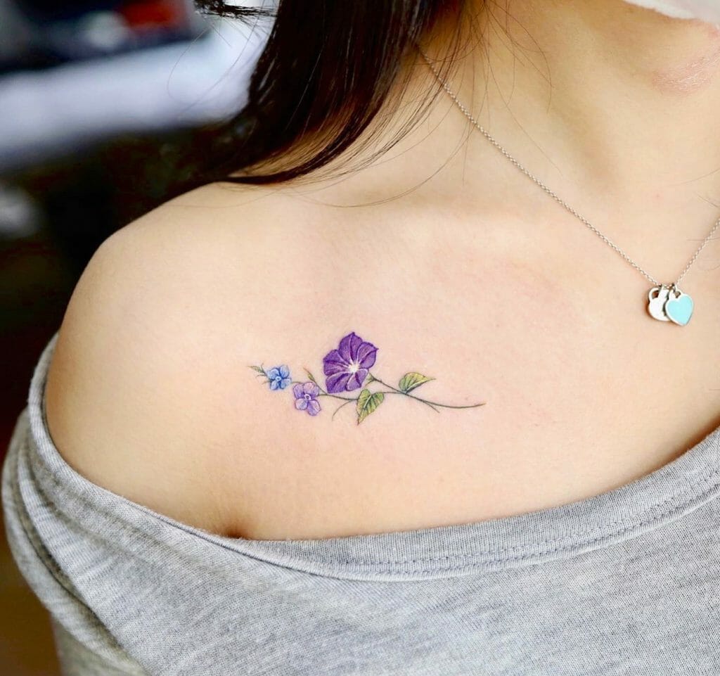 Sept Birth Flower Tattoo Armanda Herrmann