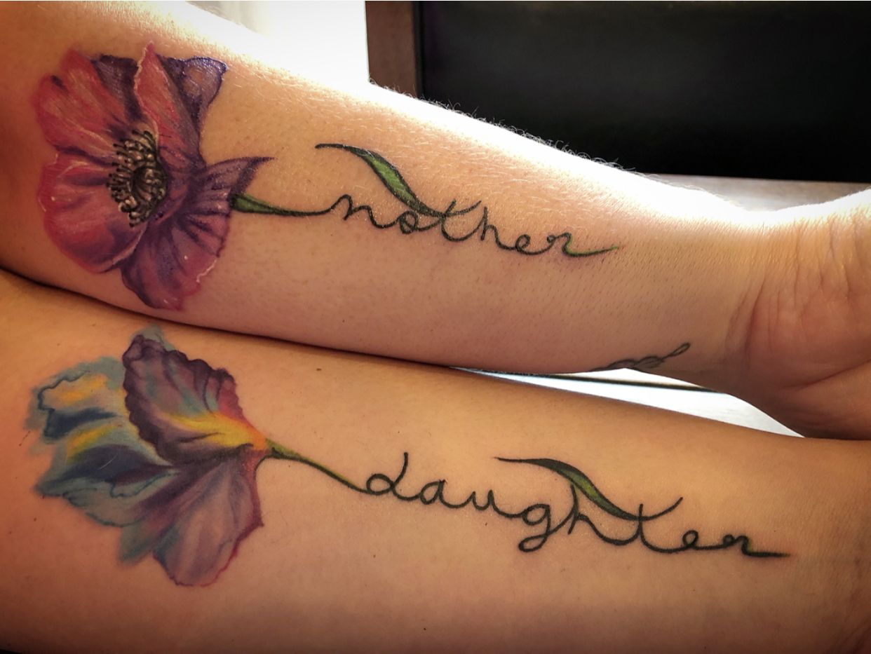 Share 80 Mom Daughter Matching Tattoos Latest In Coedo Com Vn