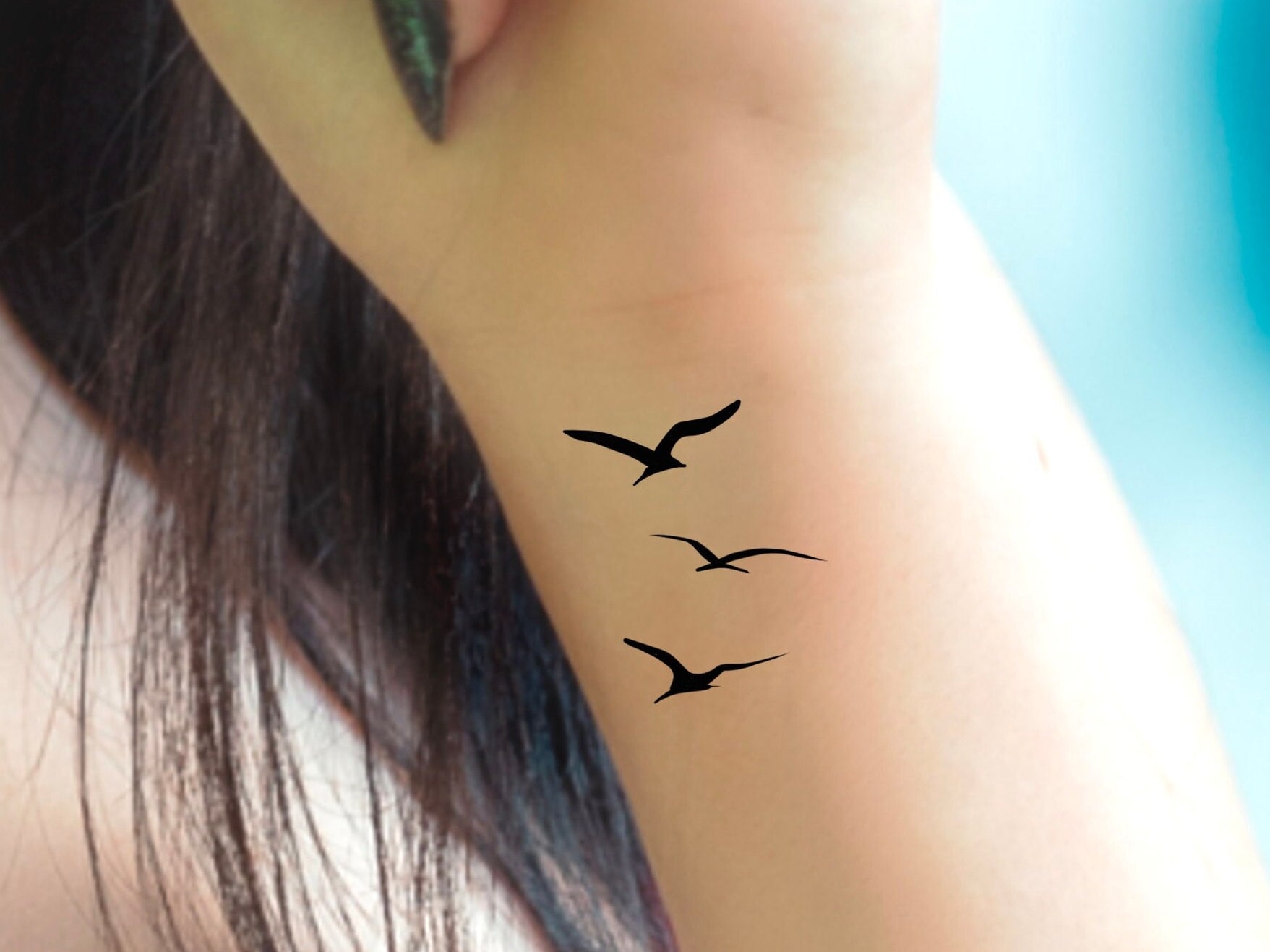 Share 81 Tattoos Of Birds Flying Away Latest In Coedo Com Vn