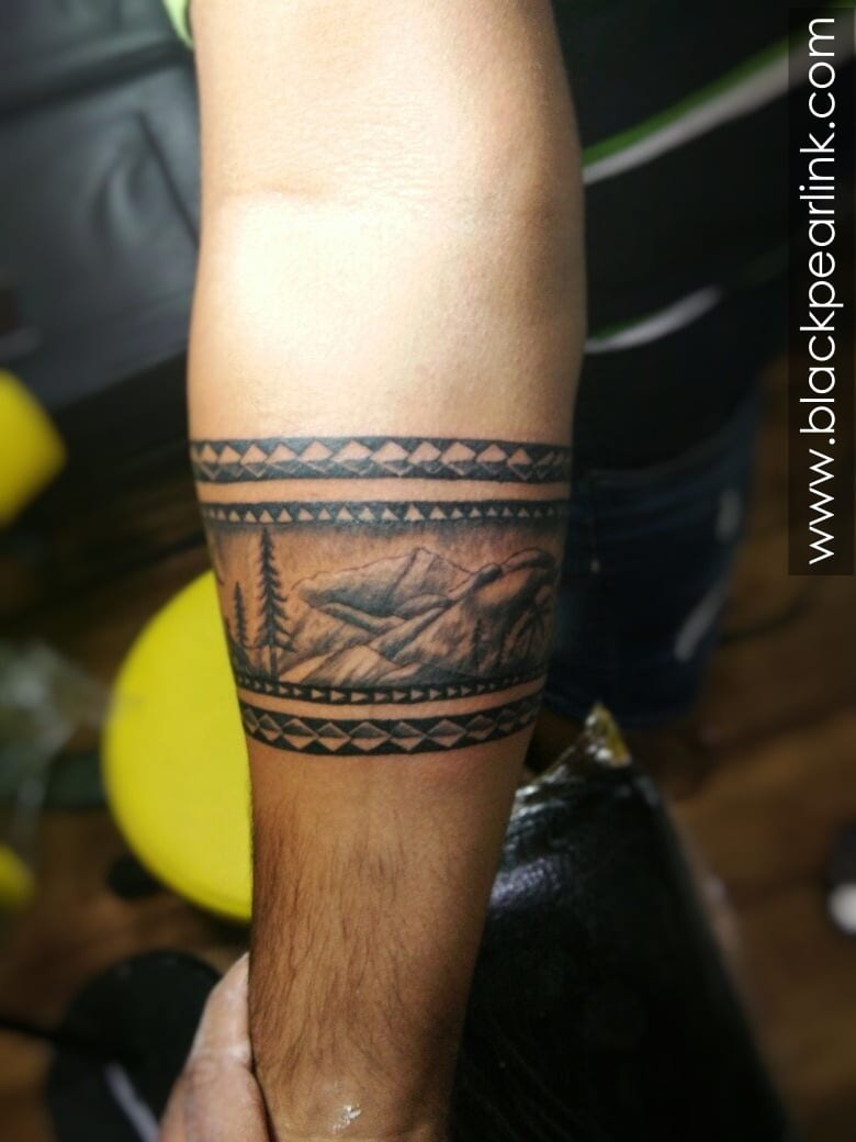 Share 97 About Forearm Band Tattoo Designs For Guys Best In Daotaonec