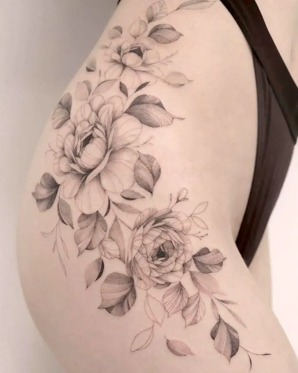 Share More Than 70 Negative Rose Tattoo Super Hot In Eteachers