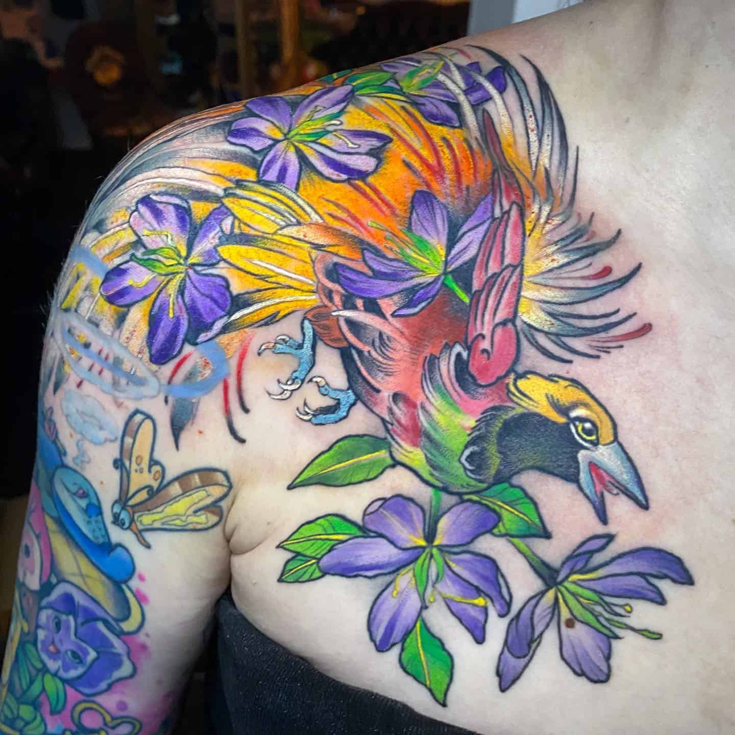 Share More Than 71 Bird Of Paradise Tattoo Best In Cdgdbentre