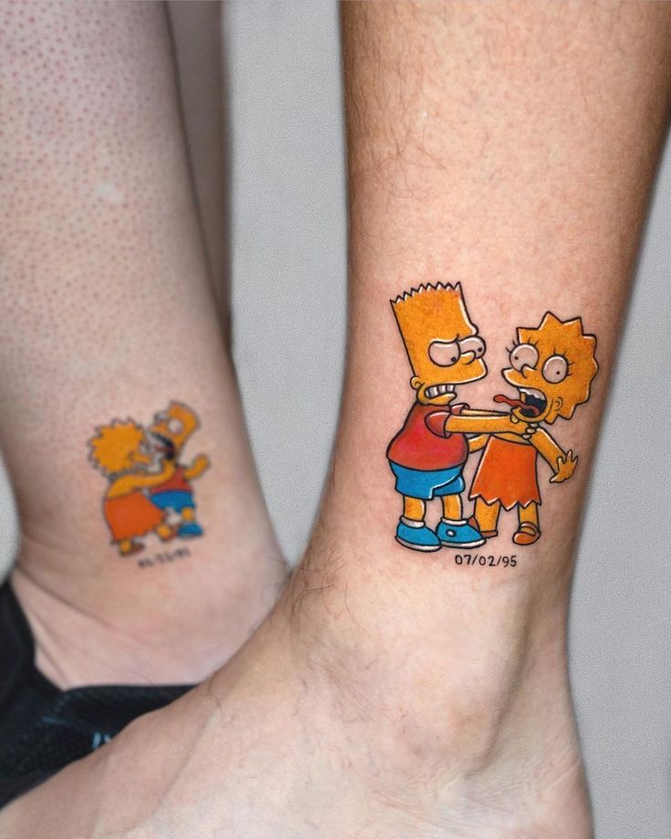 Share More Than 76 Bart And Lisa Sibling Tattoo In Eteachers