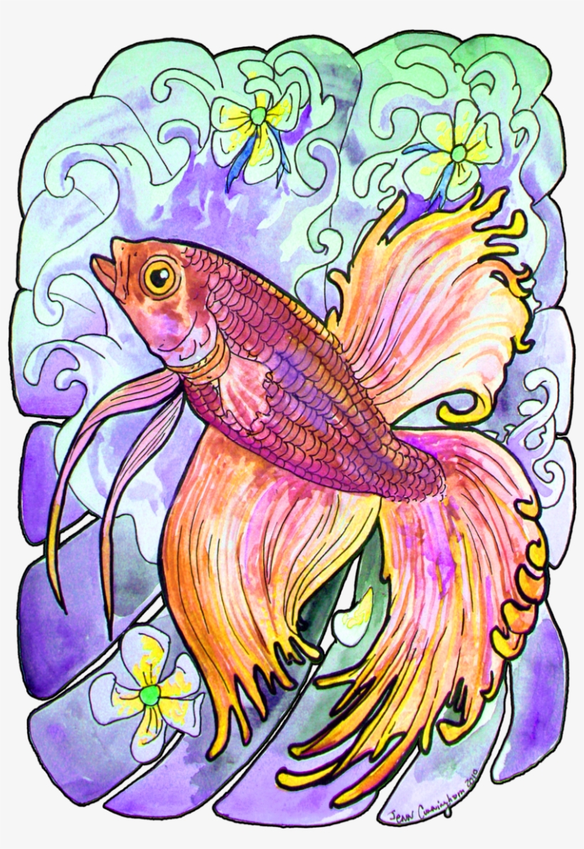 Share More Than 77 Betta Fish Tattoo Designs In Cdgdbentre