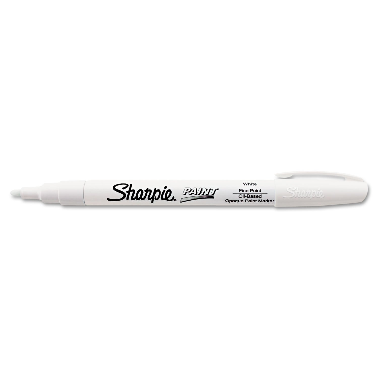 Sharpie Permanent Paint Marker Fine Point White 35543 Walmart Com