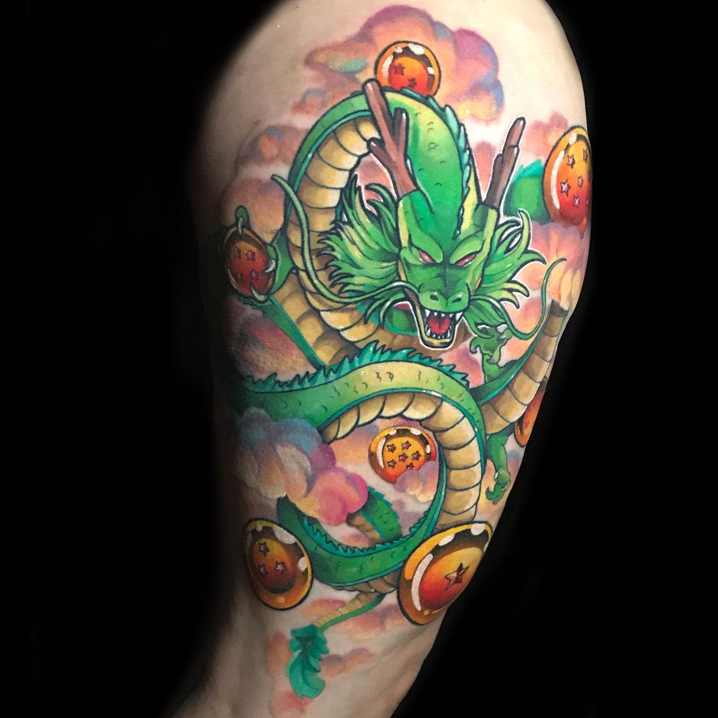 Shenron Tattoo By Jimm Yimier Dragon Tattoos For Men Dragon Ball