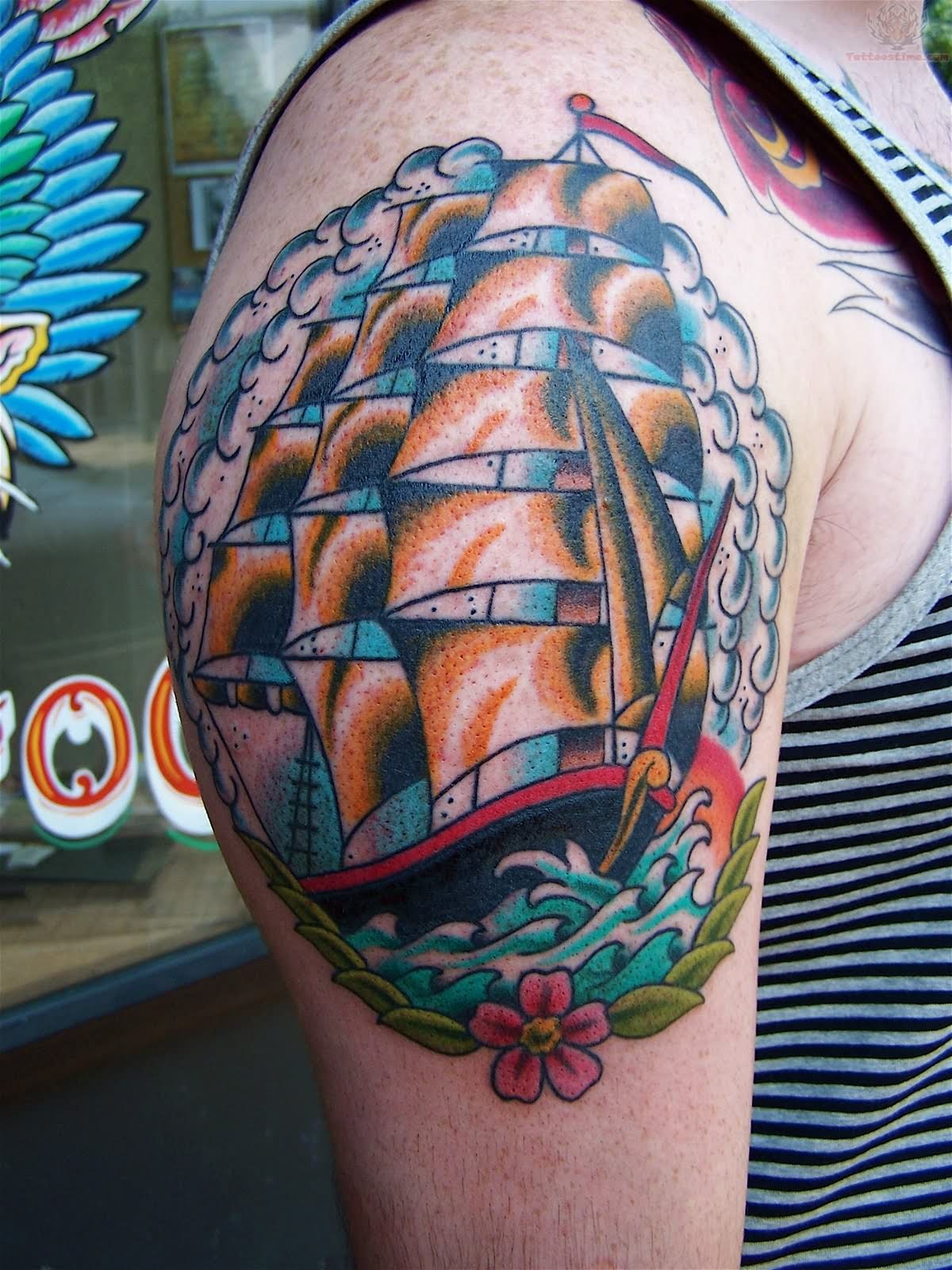 Ship Tattoos Designs Ideas And Meaning Tattoos For You