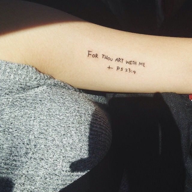 Short Bible Verse Tattoos Nibhtcasual