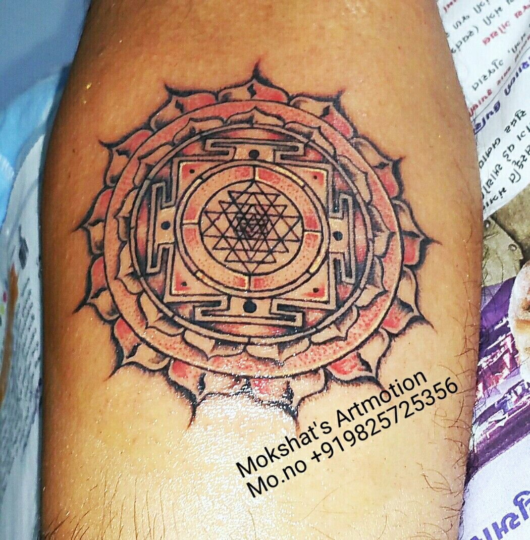 Shree Yantra Tattoo By Kaptaan Tattoo In 2023 Yantra Tattoo