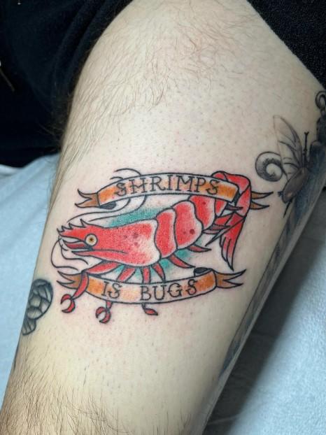 Shrimps Is Bugs By Shannon At Devine Street Tattoo In Columbia Sc