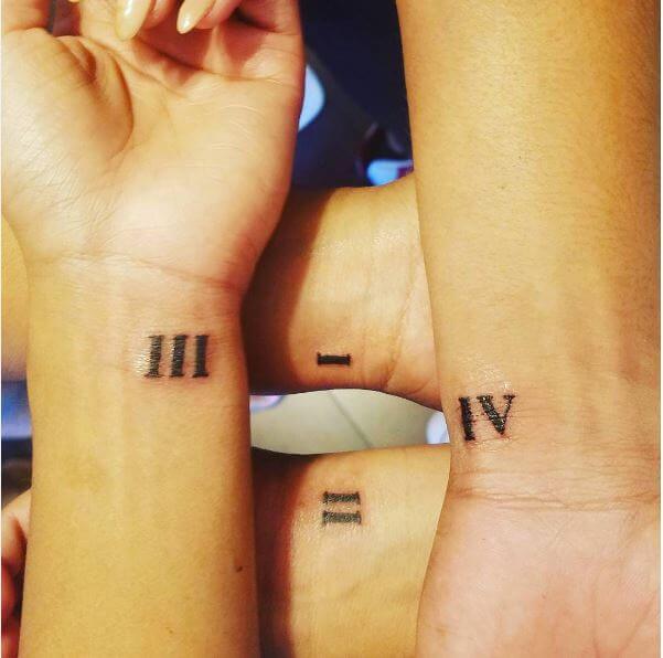 4 Sibling Tattoos: Matching Designs for Four