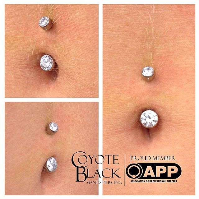 Simple And Fun Piercing By Me Cz Navel Jewelry By Anatometalinc