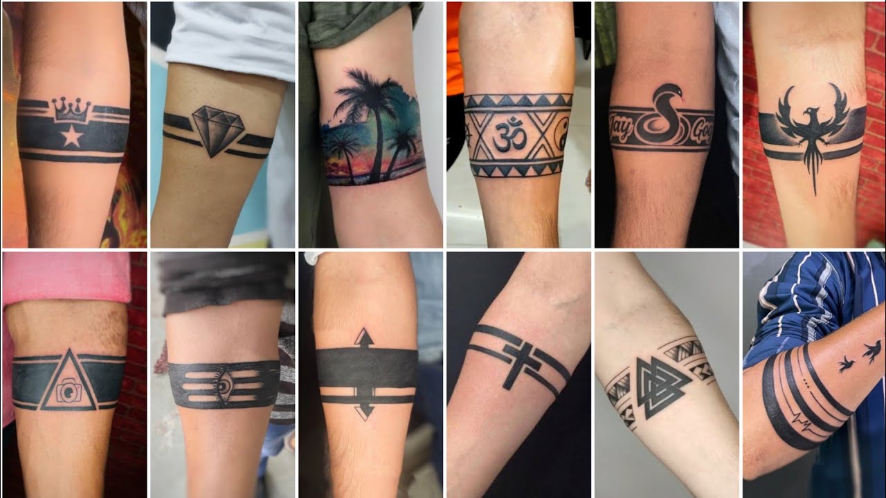 Simple Armband Tattoo Stencil Ideas for Beginners