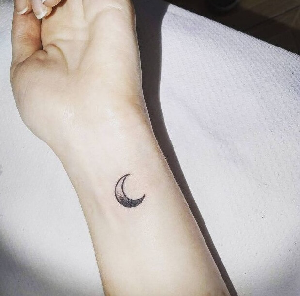 Simple Moon Tattoos