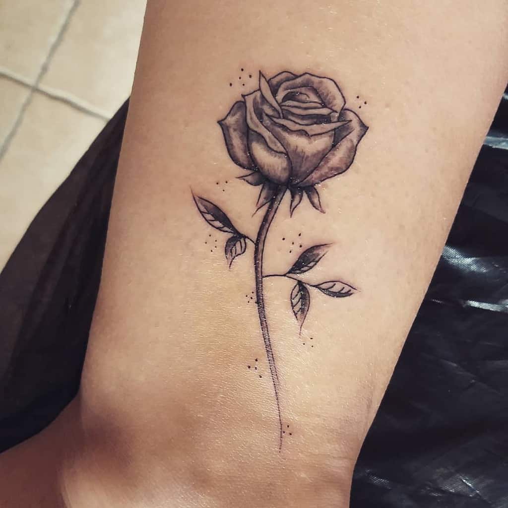 Simple Rose Tattoo Designs For Men