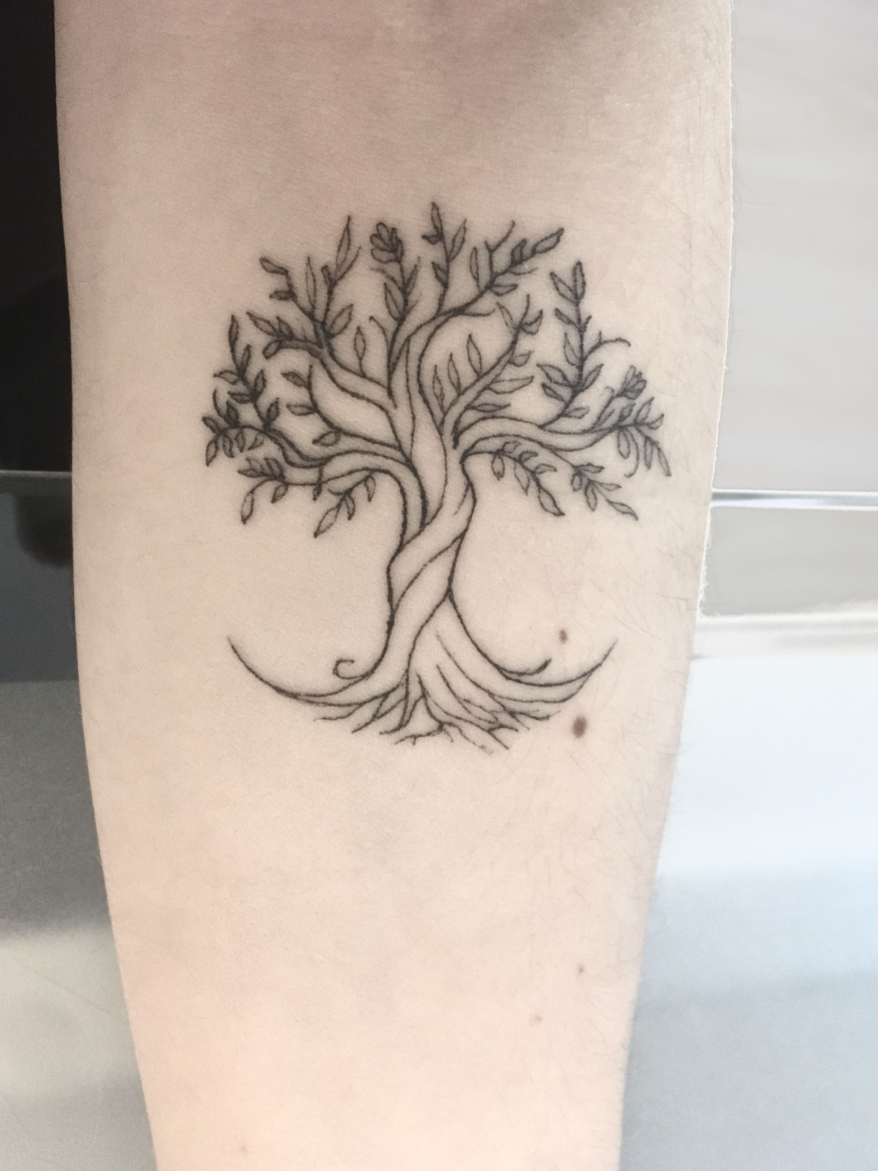 Simple Tree Of Life Tattoo Tree Of Life Tattoo Life Tattoos Life