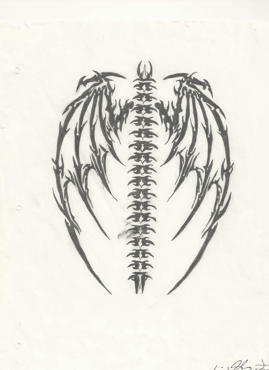 Skeletal Wings Bone Tattoos Wings Drawing Wings Art