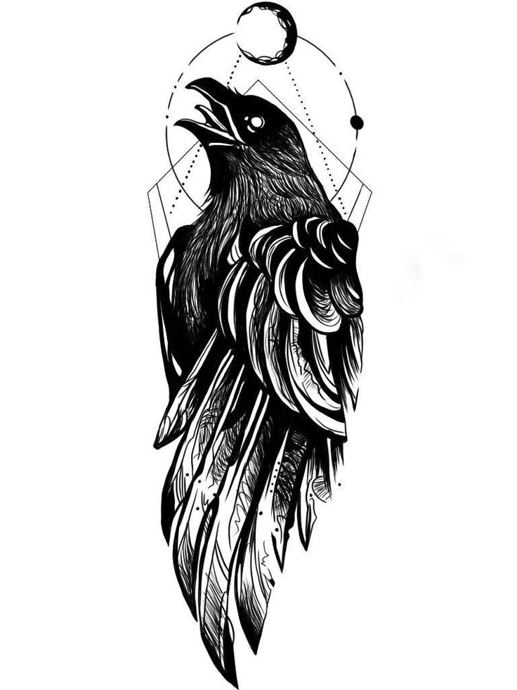 Skull Crow Timepiece Tattoo Design Skull Tattoo Crow Skull Tattoo