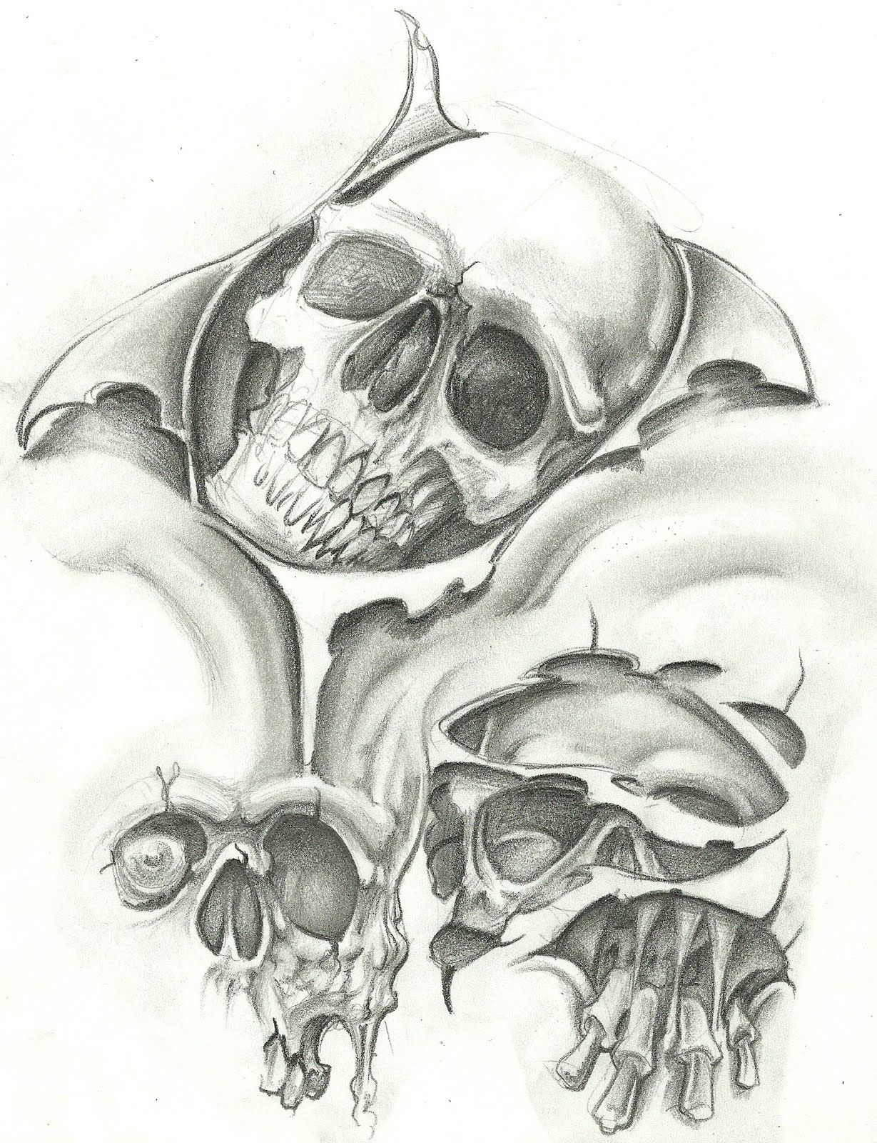 Skull Tattoo Flash Art: 10 Stunning Designs