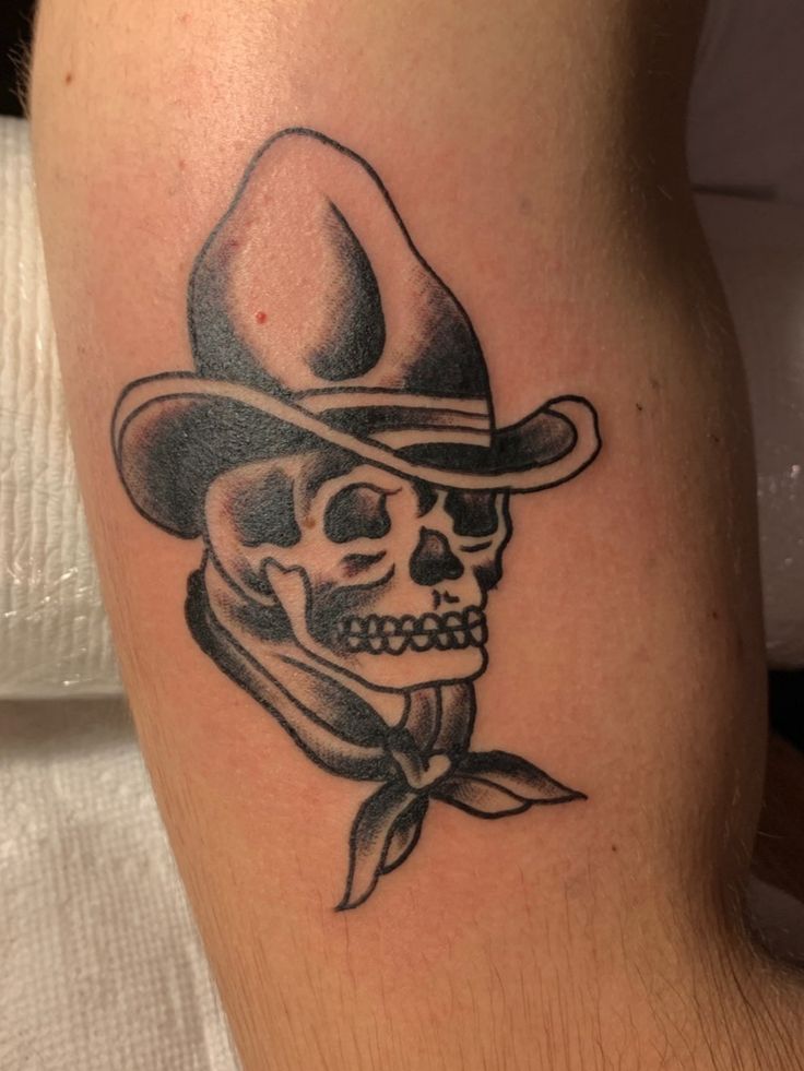 Skull With Cowboy Hat Joe Rodriguez Blacksheepbrooklyn Brooklyn Nyc