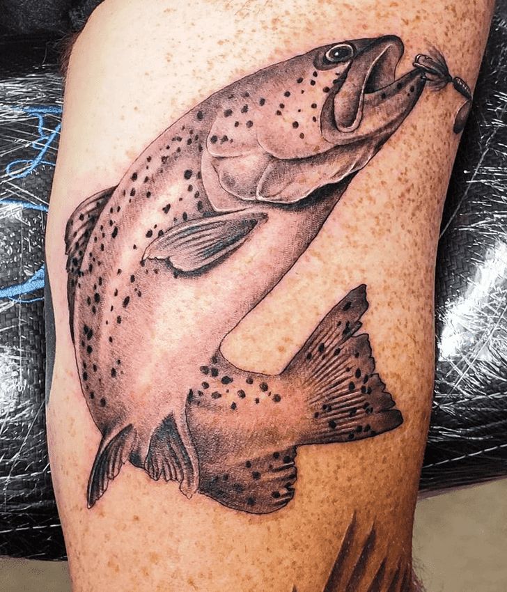 Slctattoos Com Outdoor Tattoo Trout Tattoo Body Art Tattoos